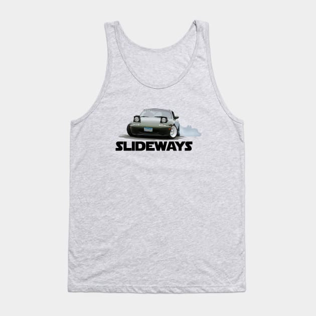 Mazda Miata / MX-5 - Drifting Slideways Tank Top by mudfleap